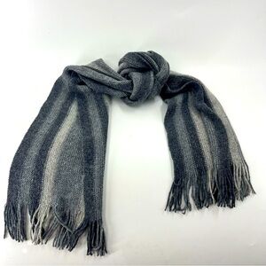 Geoffrey Beene Wool Blend Striped Scarf